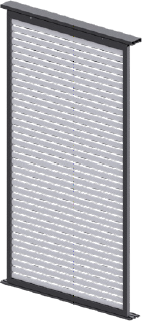 Panouri mobile cu lamele de 52 de mm